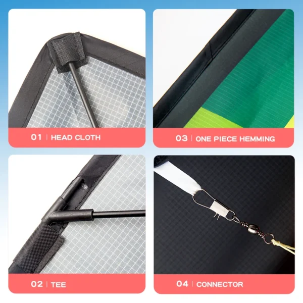 Large Beach Delta Kite for Kids