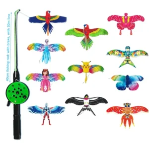 Cartoon Butterfly Eagle Kite Set for Kids