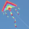 Colorful Rainbow Triangle Kite for Kids