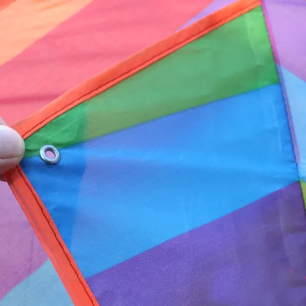 Colorful Rainbow Triangle Kite for Kids